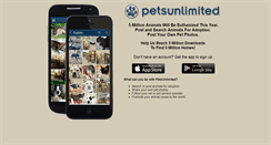 Desktop Screenshot of petsunlimited.com